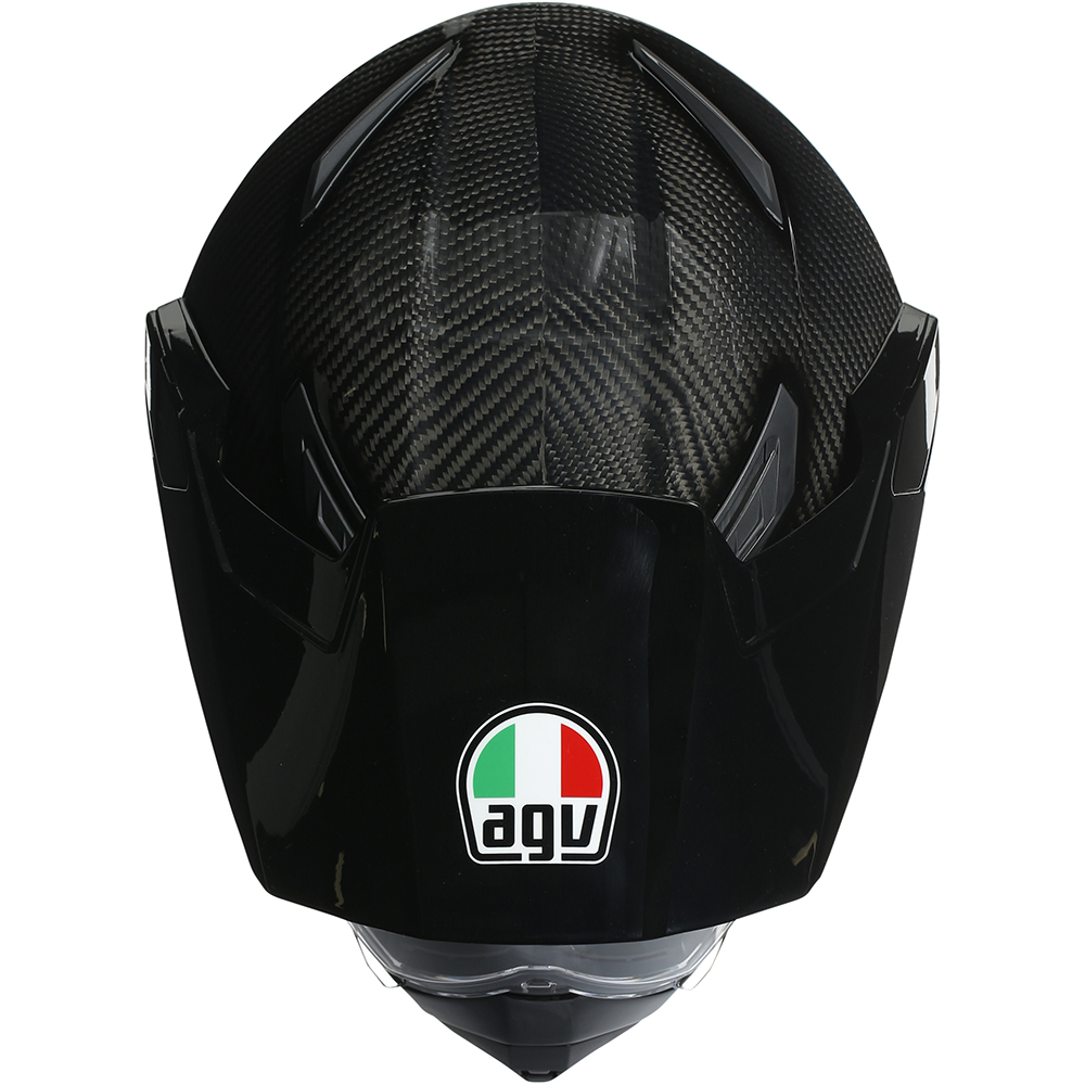 AGV - Casque AX9 Mono Noir Brillant
