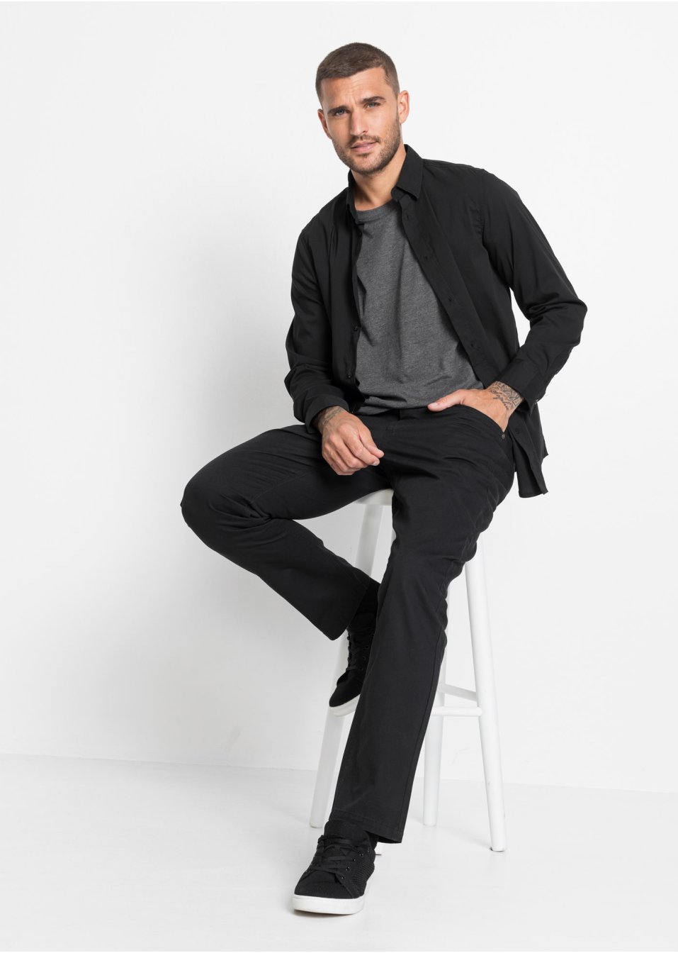 Pantalon 5 poches regular fit