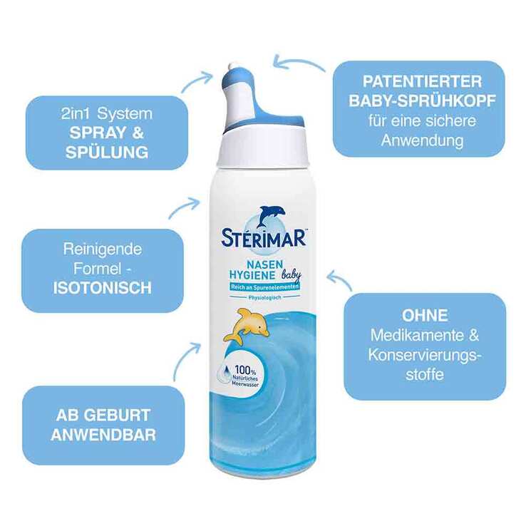 Sterimar Nasenhygiene Baby Nasenspray, 100 ml