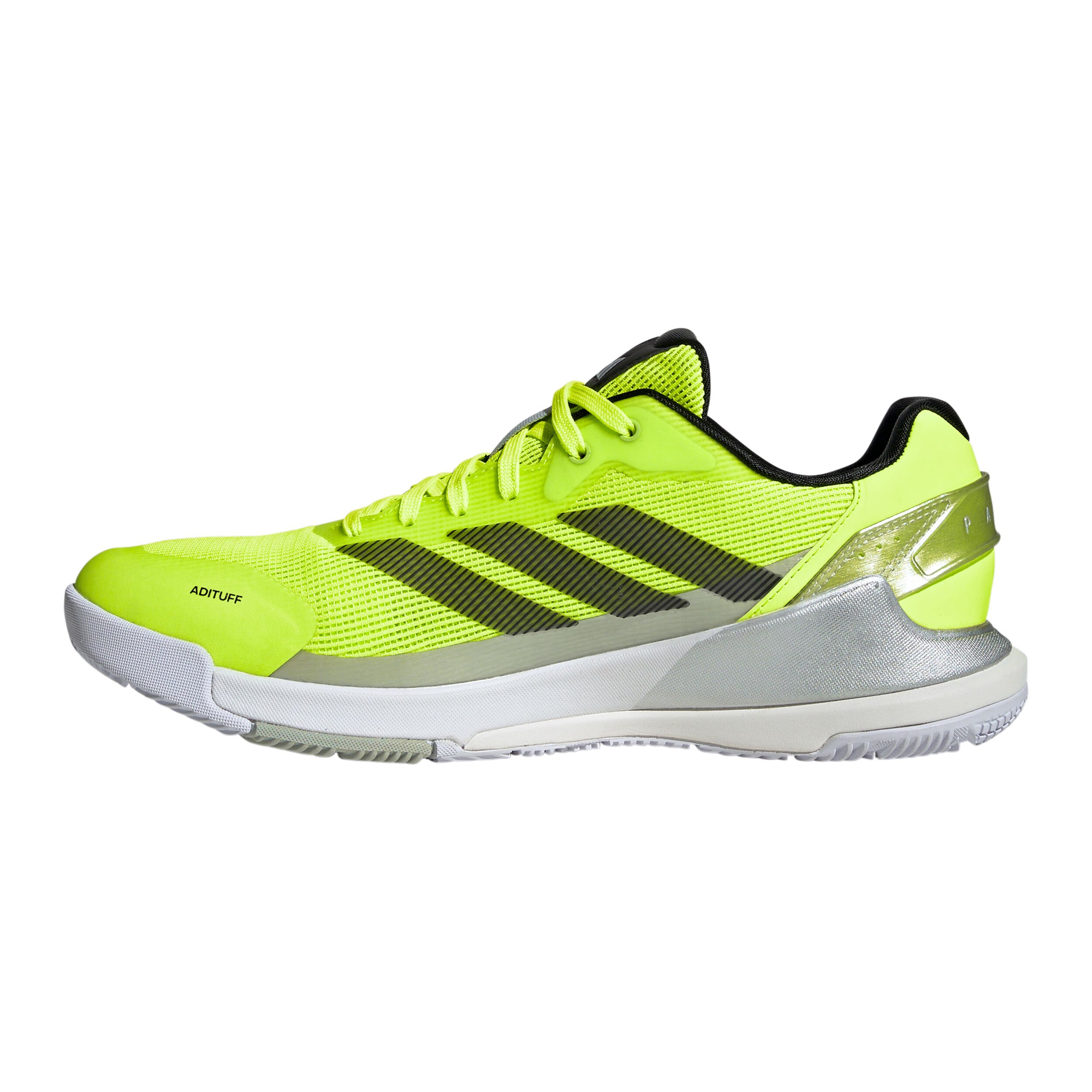 adidas Crazyquick Chaussures Padel Hommes - Vert Fluo , Noir