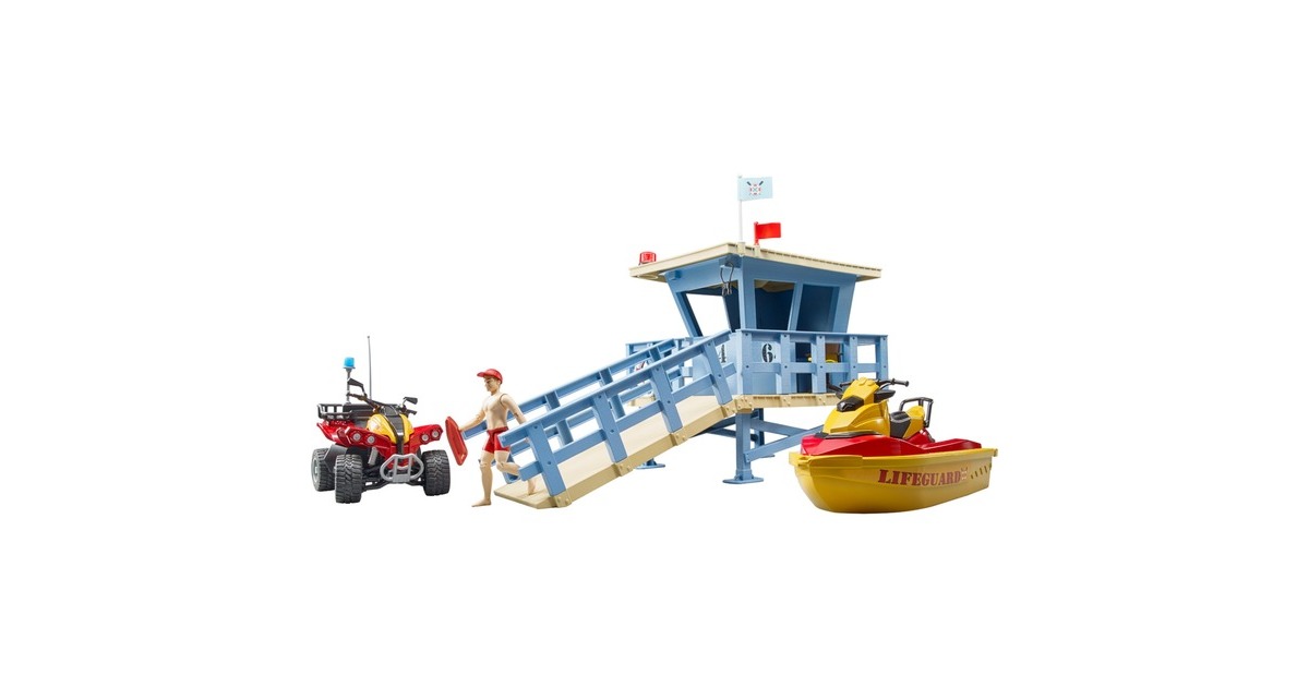 bruderbworld Reddingsbrigade Station Speelfiguur  (62780)