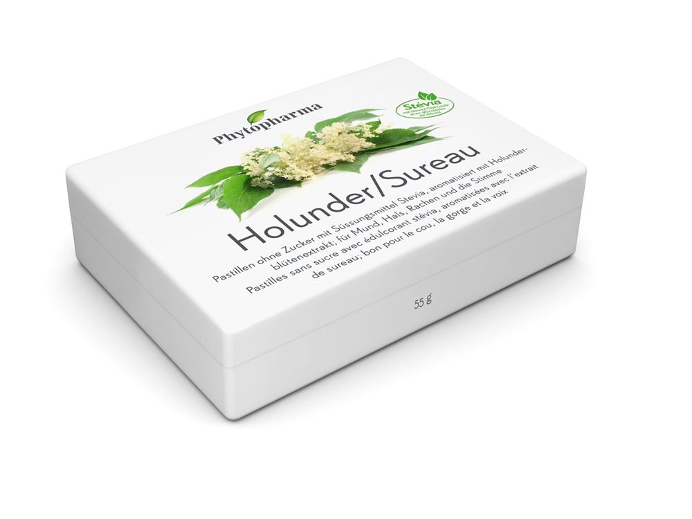 PHYTOPHARMA Holunderblüten Pastillen 40 Stk