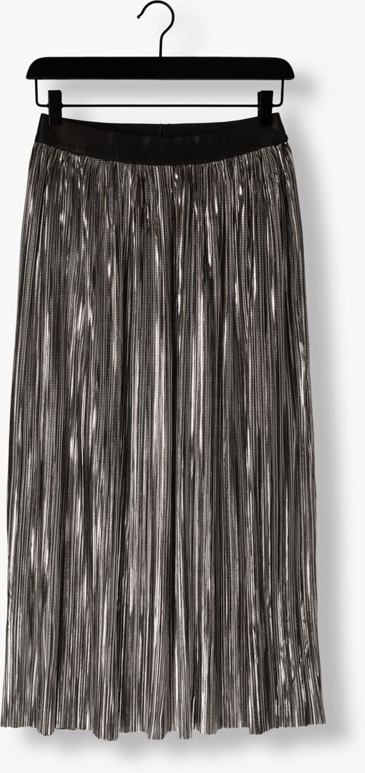 CO\\'COUTURE zilveren co'couture maxirok riley metal plisse skirt