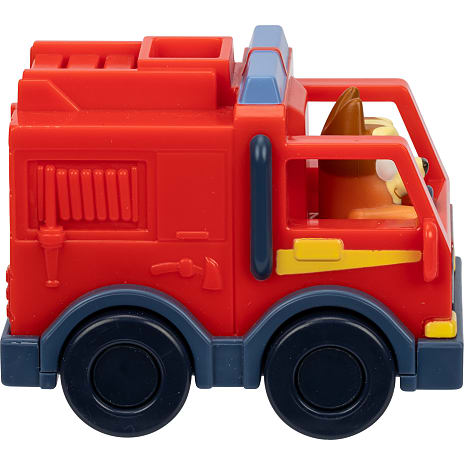 Bluey familiens minibiler m. figur - flere varianter - assorteret