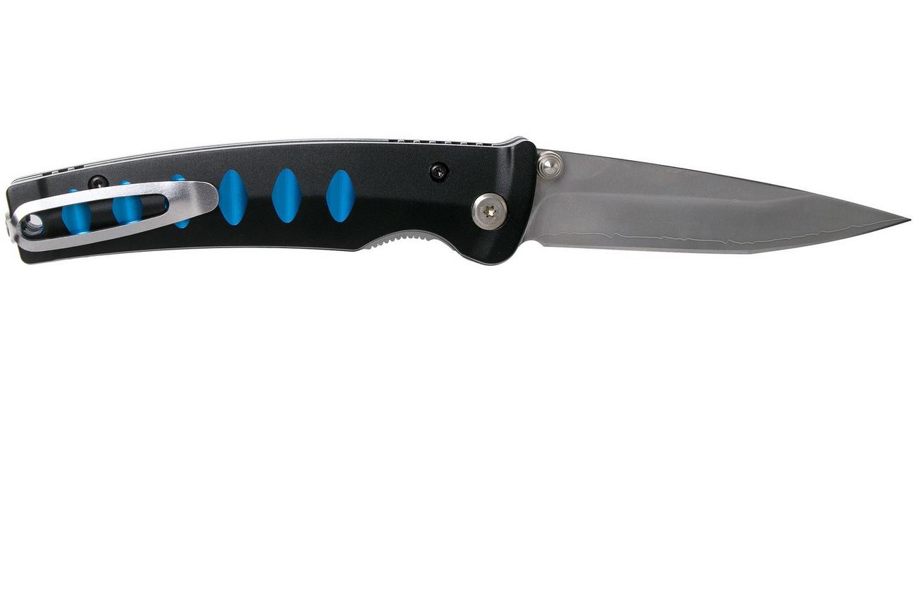 Mcusta MC-41C Katana, zwart/blauw, herenmes