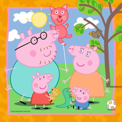 Ravensburger Puslespill Peppa Gris 3x49 Biter