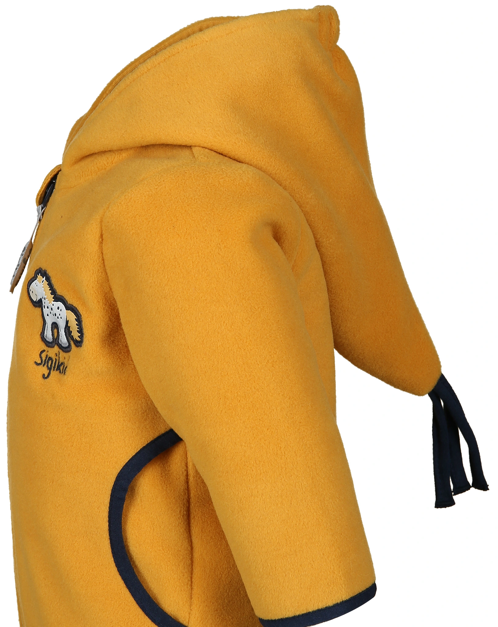 Fleecejacke KLEINES PONY in gelb