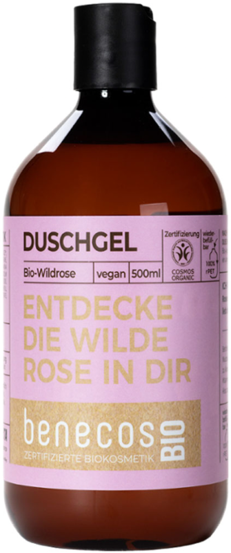 Benecos Bio Shower Gel Wild Rose 500ml
