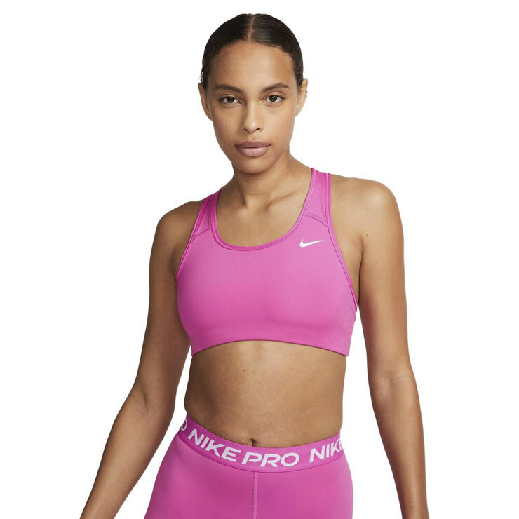 Nike Swoosh Medium Support Sports Bh Pink
