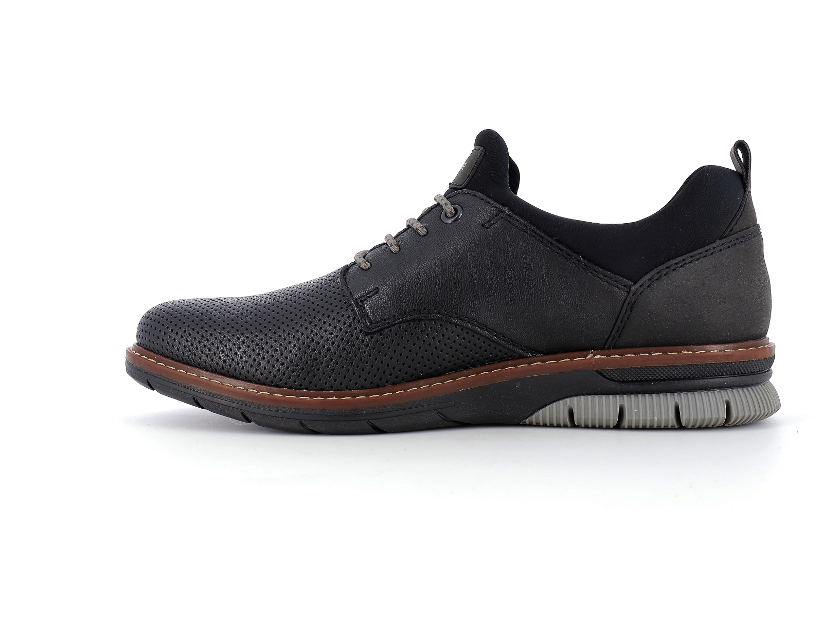 Rieker-14450 Cuir Noir