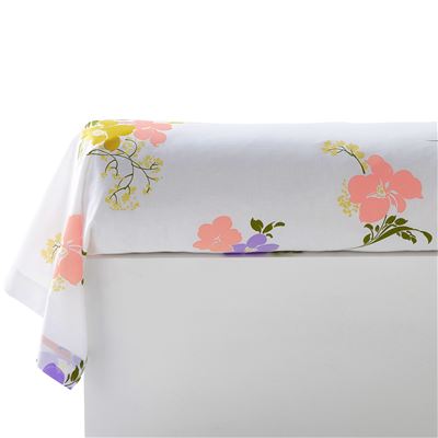 Linge de lit imprimé fleuri - BECQUET CRÉATION