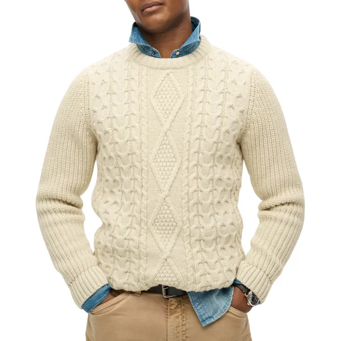 Superdry Jacob Cable Trui Heren