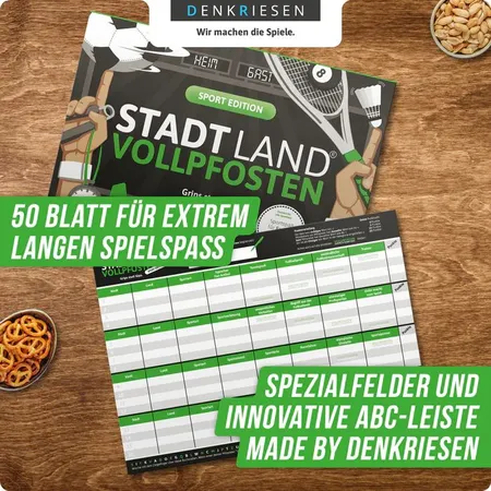 Denkriesen Stadt, Land, Vollpfosten - Sport Edition 