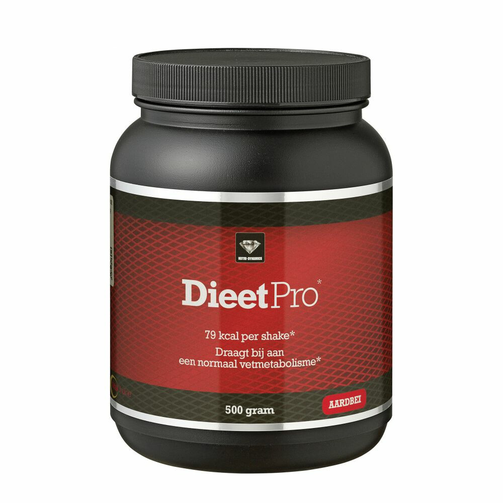 Dieetpro Eiwit Shake Aardbei500 gr