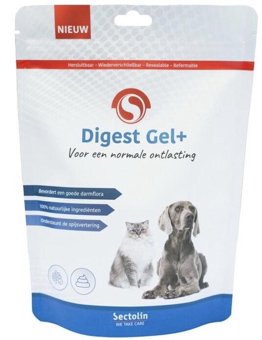 Sectolin Digest Gel  Spijsvertering en darmflora Prebiotica - Hond en Kat - 100 Gram