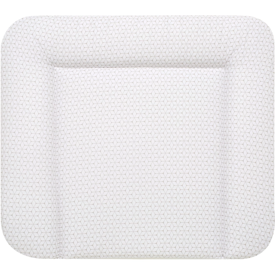 Alvi Wickelauflage Kuschel Folie Raute taupe 75 x 85 cm