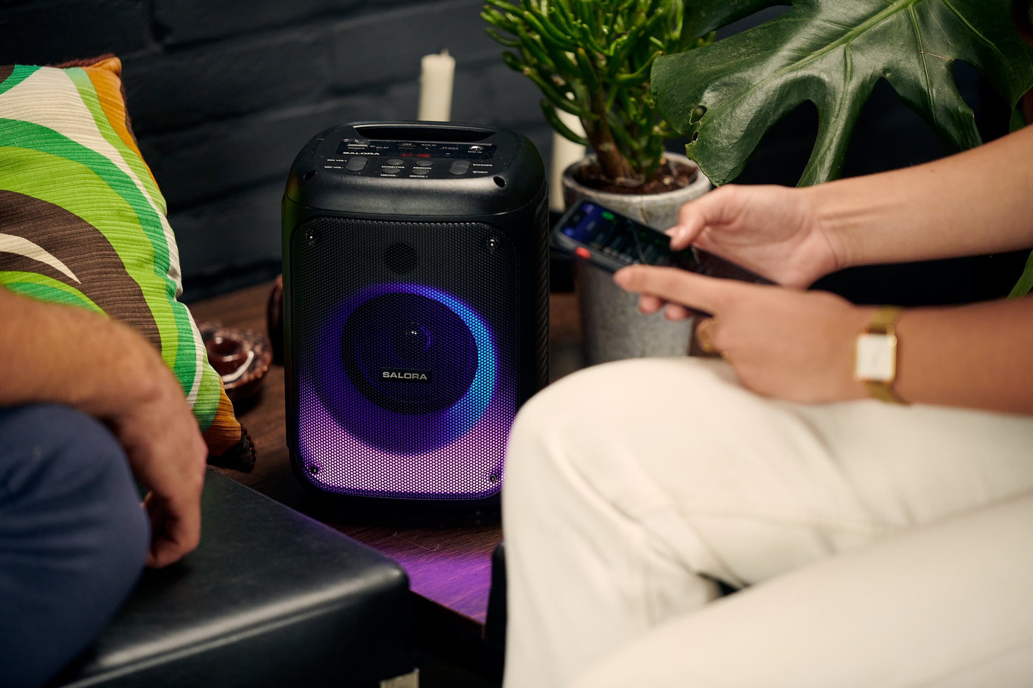 Salora PARTYBOX100 Party speaker met lichtshow