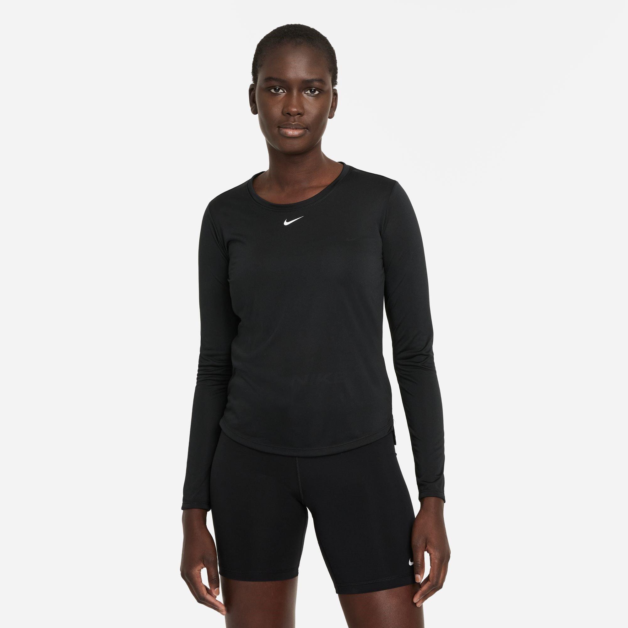 Nike Dri FIT One Womens Standard Fit Long Sleeve Top