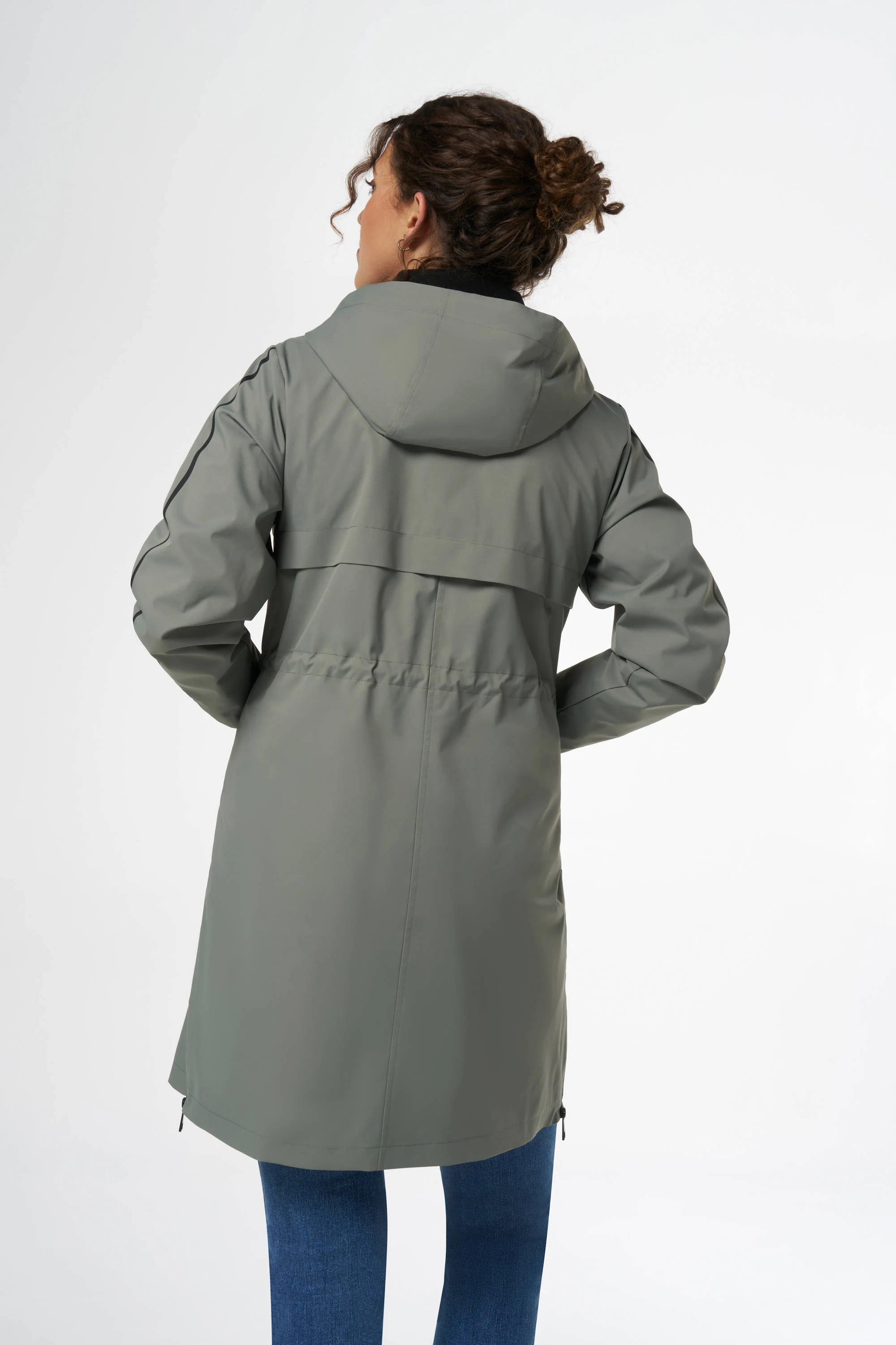 MS Mode regenjas groen