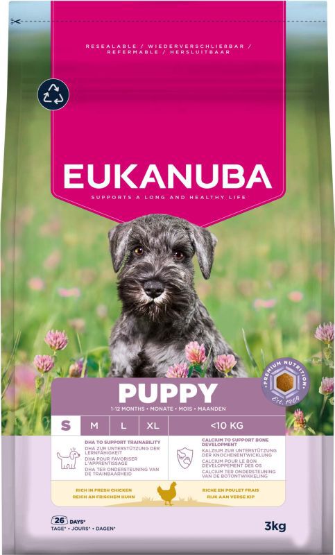 Eukanuba Puppy Small  - Hondenvoer - 3 Kilogram - kip