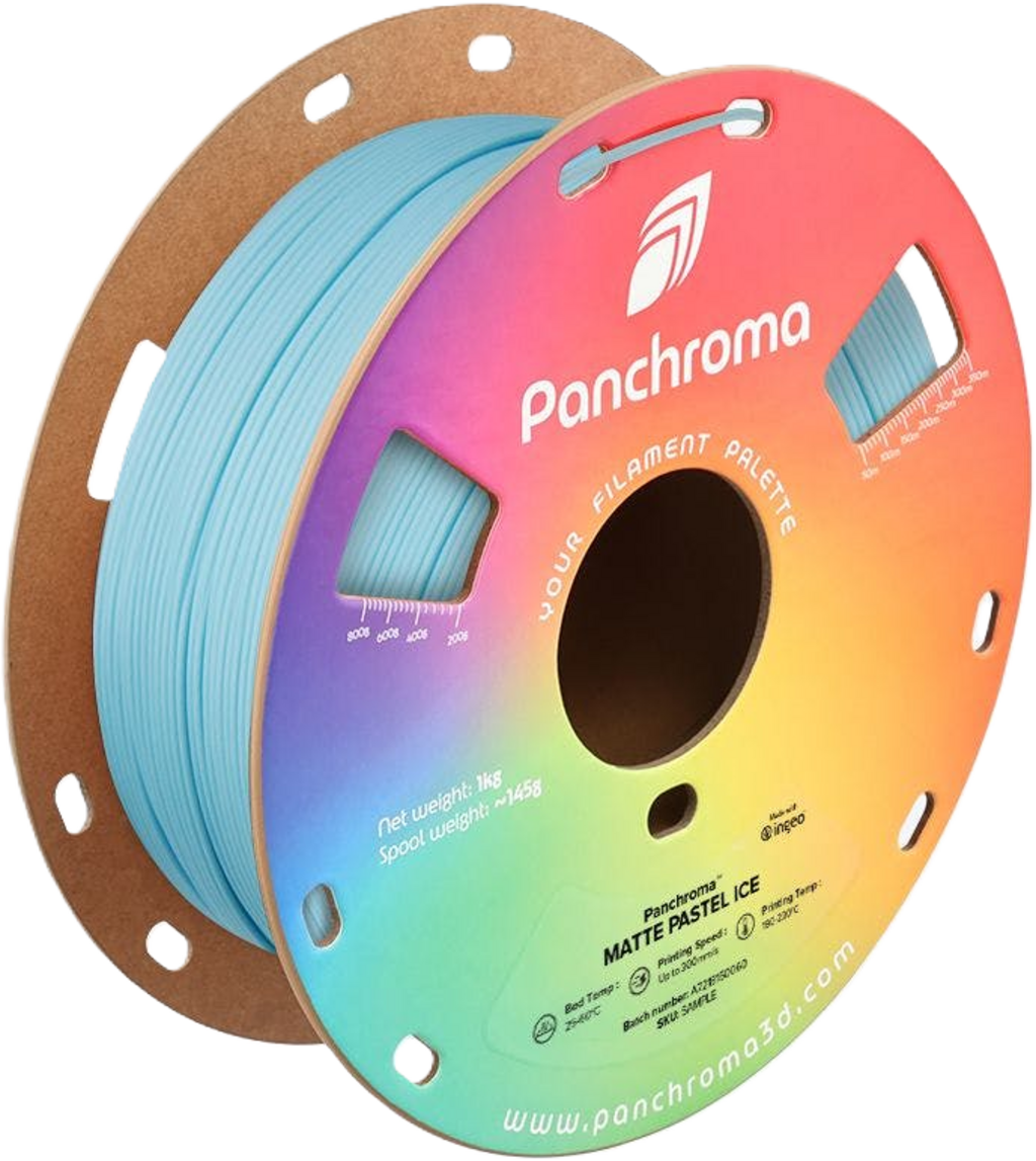 Polymaker  Panchroma™ PLA Matte Pastel Ice, 1,75 mm / 1000 g    Matte Eleganz in Pastel Ice