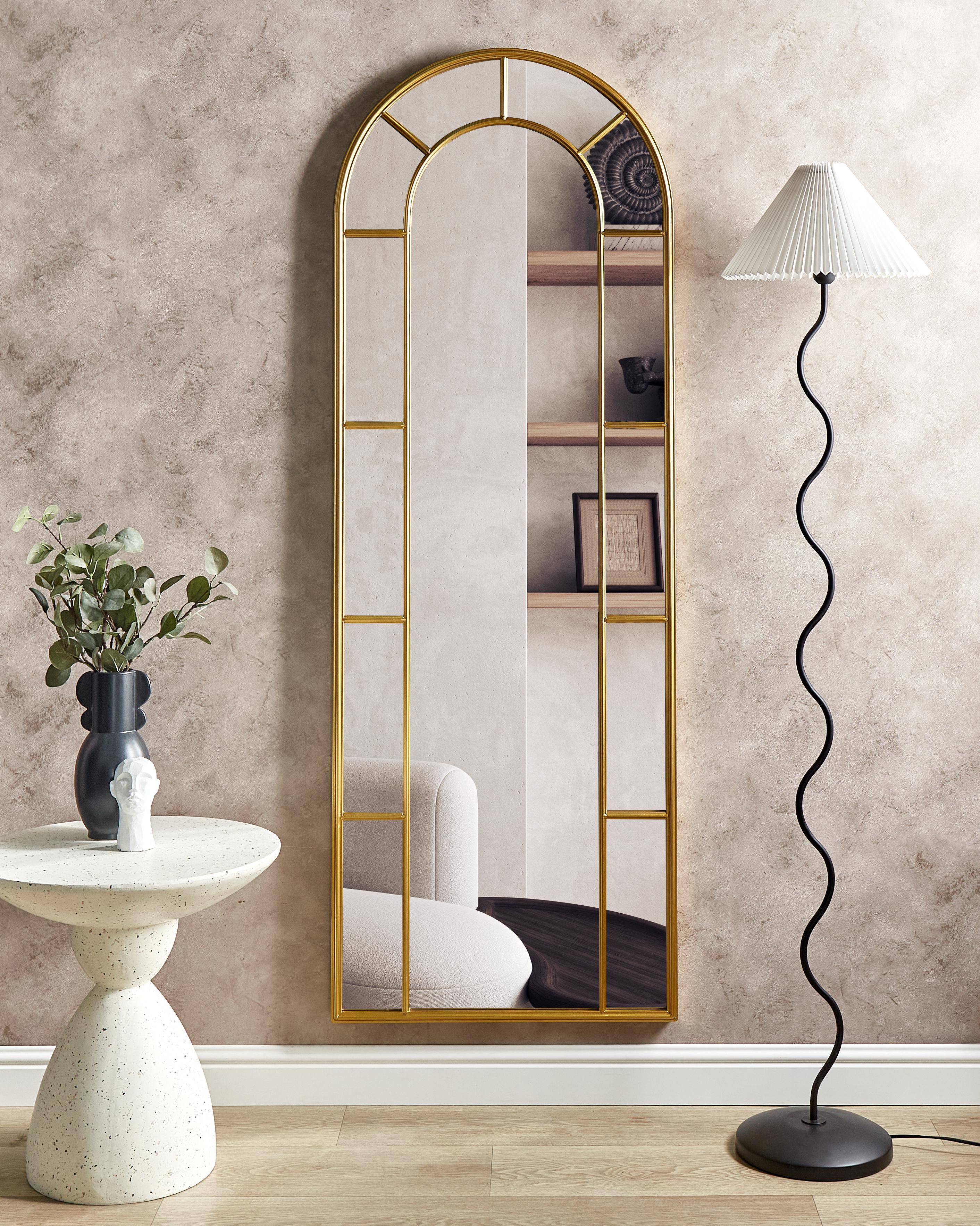 Wandspiegel CROSSES 60 cm 170 cm Metaal Goud