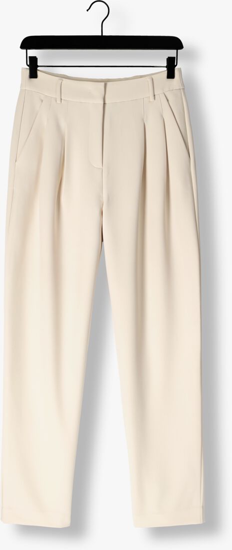 beige co'couture pantalon volacc barrel pleat long pant