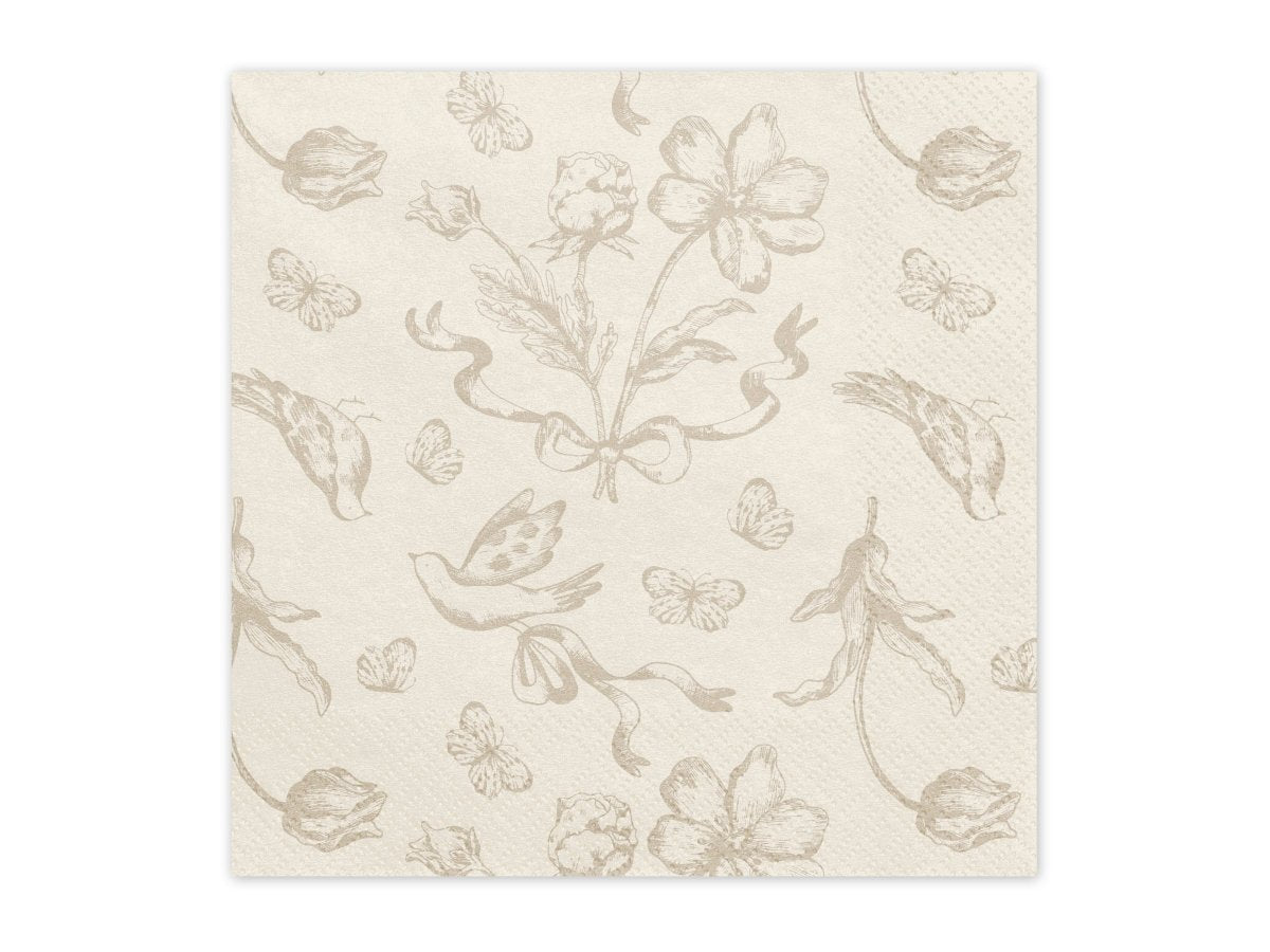 Bloemen Servetten 33cm 12st