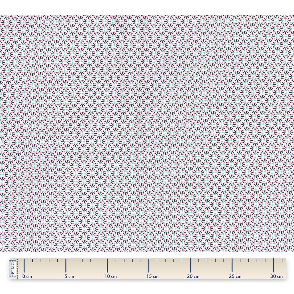Coupon Tissu 50 Cm Eclats Fluo