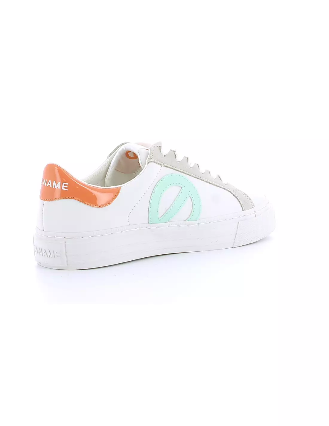 NO NAME STRIKE SIDE NAPPA - Baskets WHITEJADE
