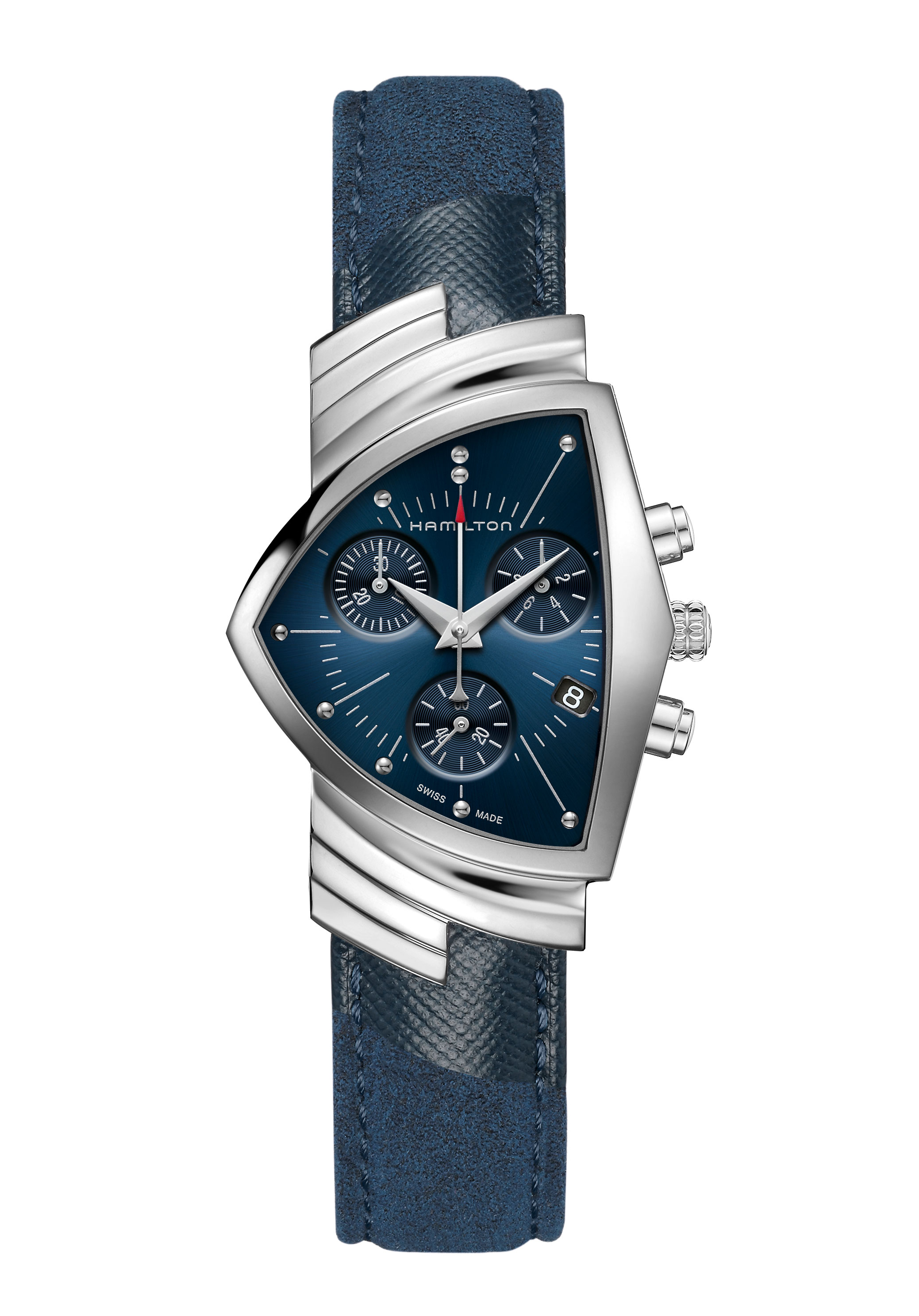 Hamilton Ventura Chrono Quartz Blau H24432941