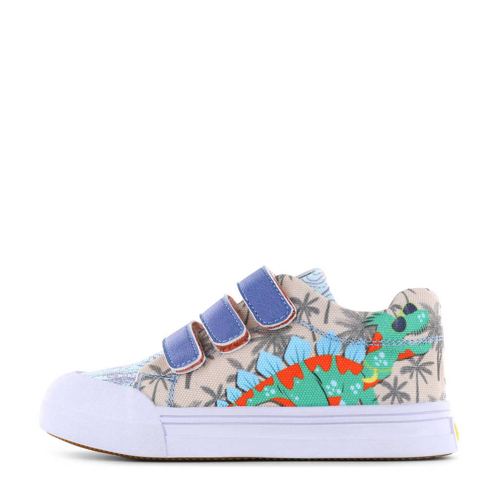 Go Banana's sneakers beige/blauw/oranje