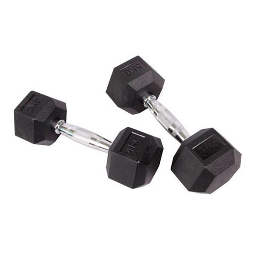 Halteres hexagonais de 5 kg