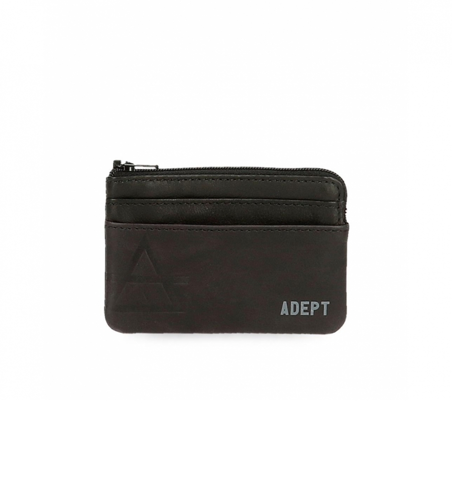 Bolsa Joumma Monedero Adept Jim Negro -11x7x1,5cm-