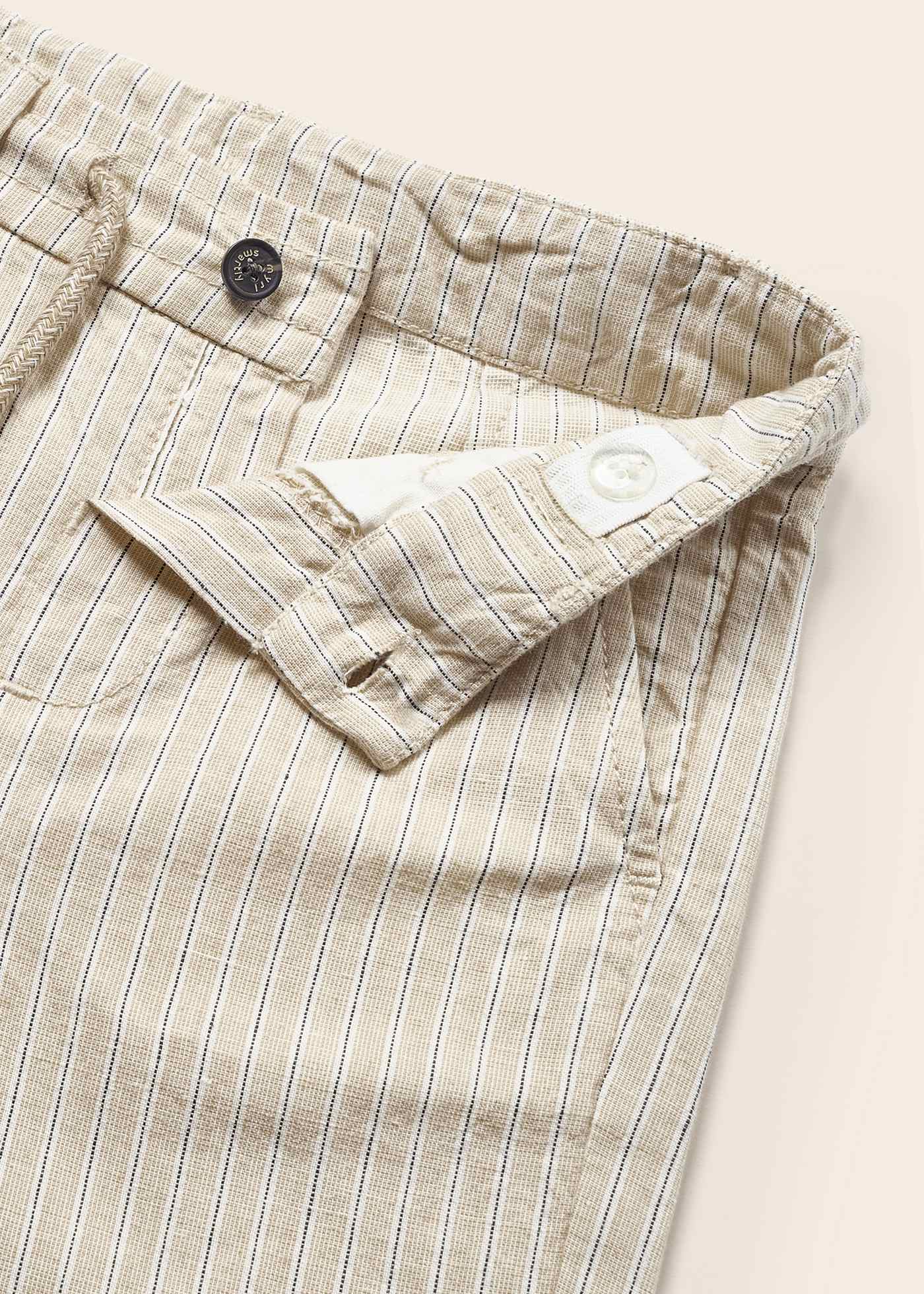 Conjunto de linho comprido de 2 peças para bebê