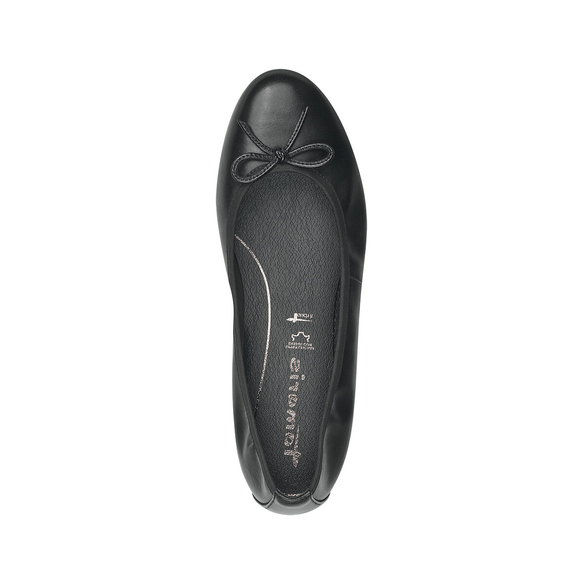 TAMARIS<br>Bailarinas de couro