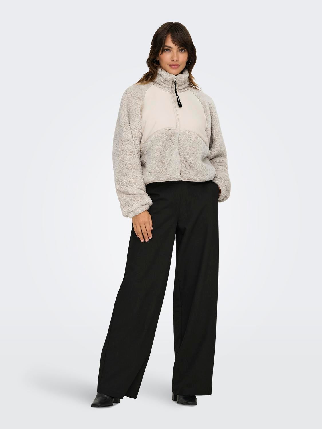 ONLANNA Teddyfell Jacke Moonbeam