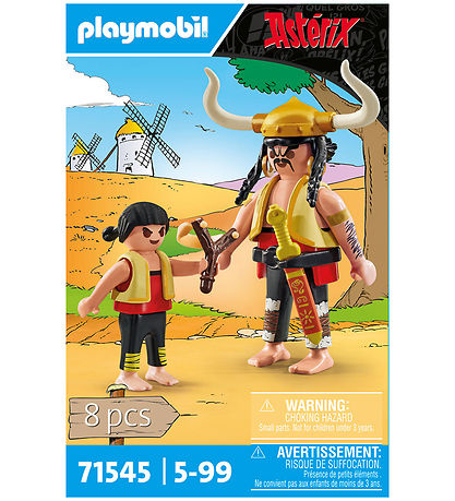 Playmobil Asterix - Huevos Y Bacon und Pepe - 71545 - 8 Teile