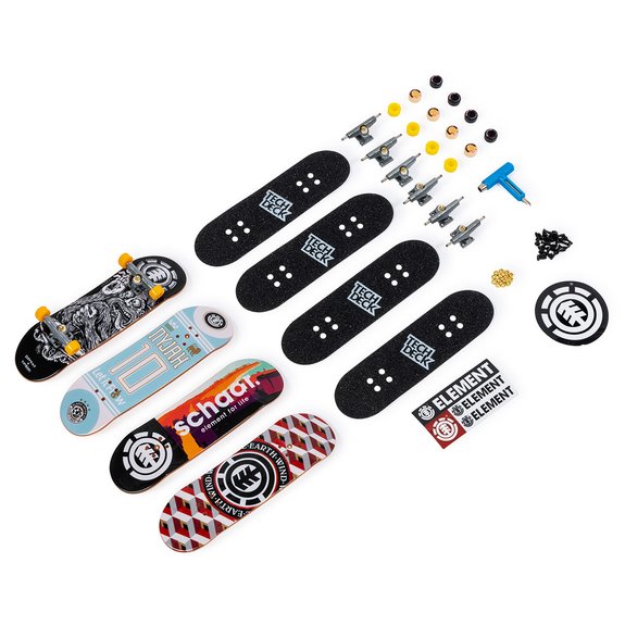 Pack 4 finger skates - Tech Deck
