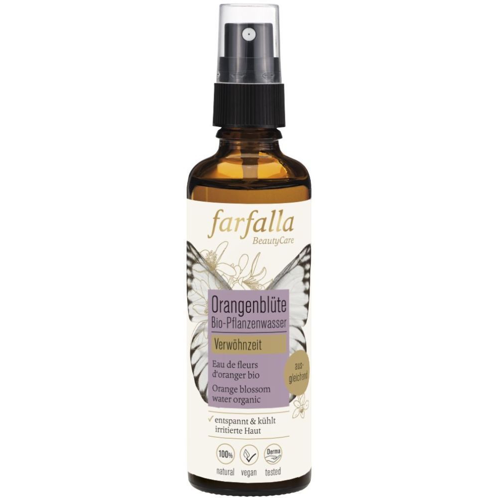 Farfalla Orangenblüte Bio- Pflanzenwasser 75ml