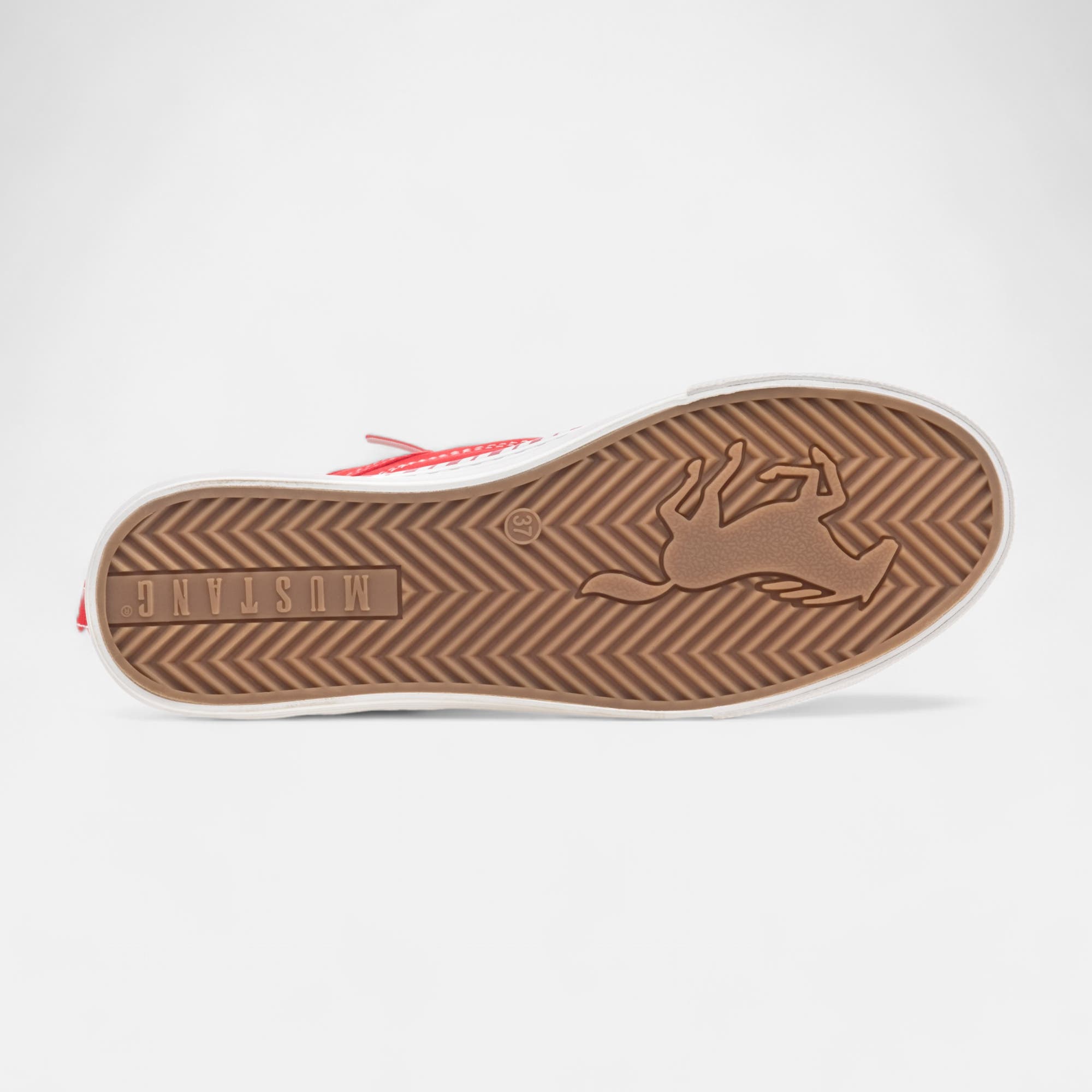 Baskets en toile Femme rouge