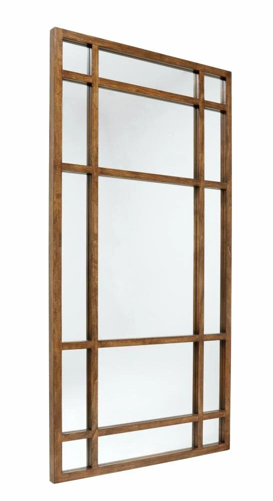 Nordal  Spirit spejl med træramme, natur - 203x101 cm.