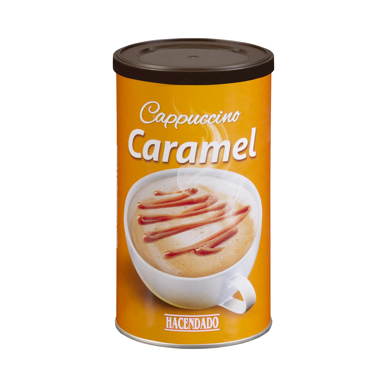Café instantané cappuccino caramel Hacendado
