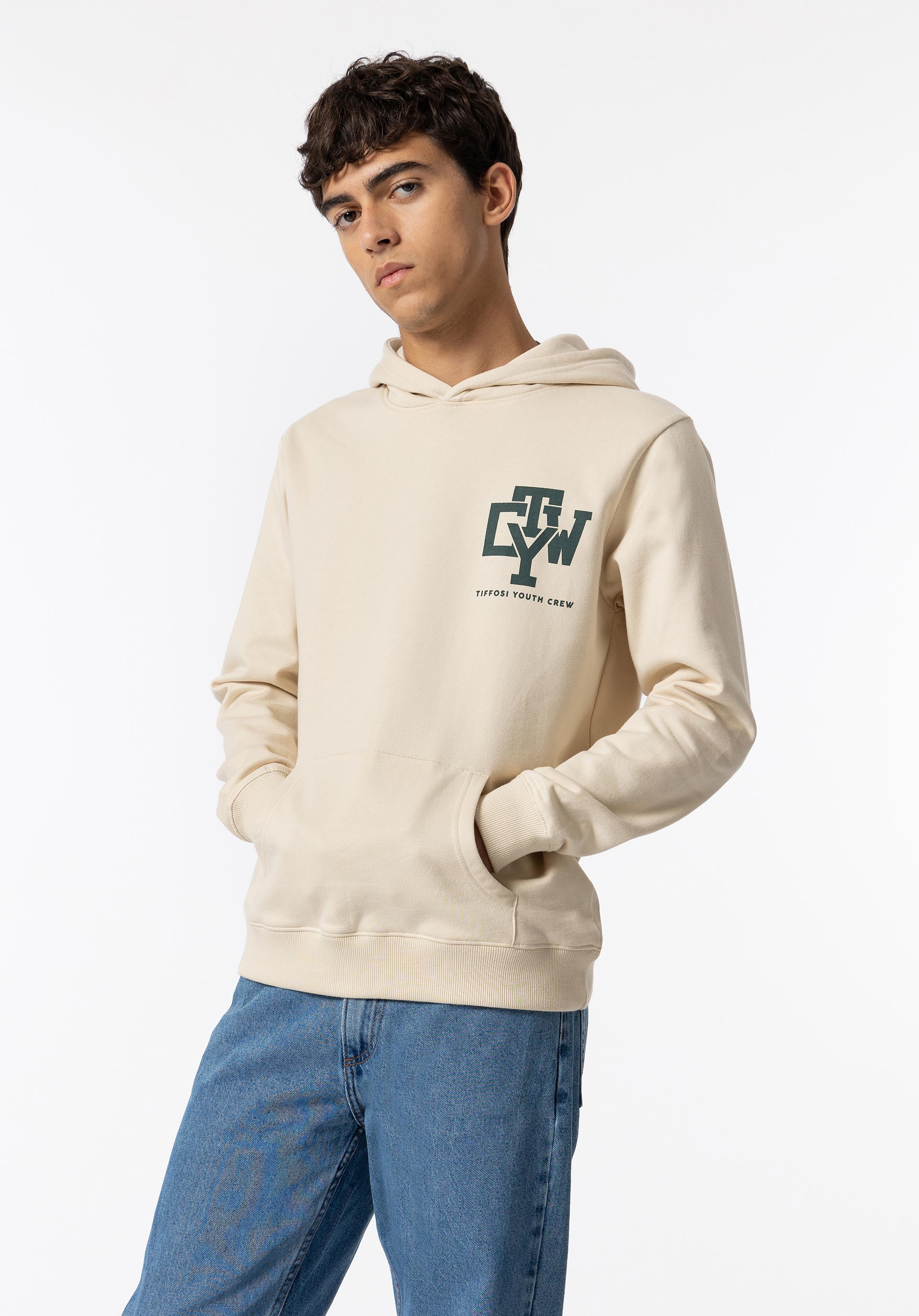Hoodie com Estampado Frontal