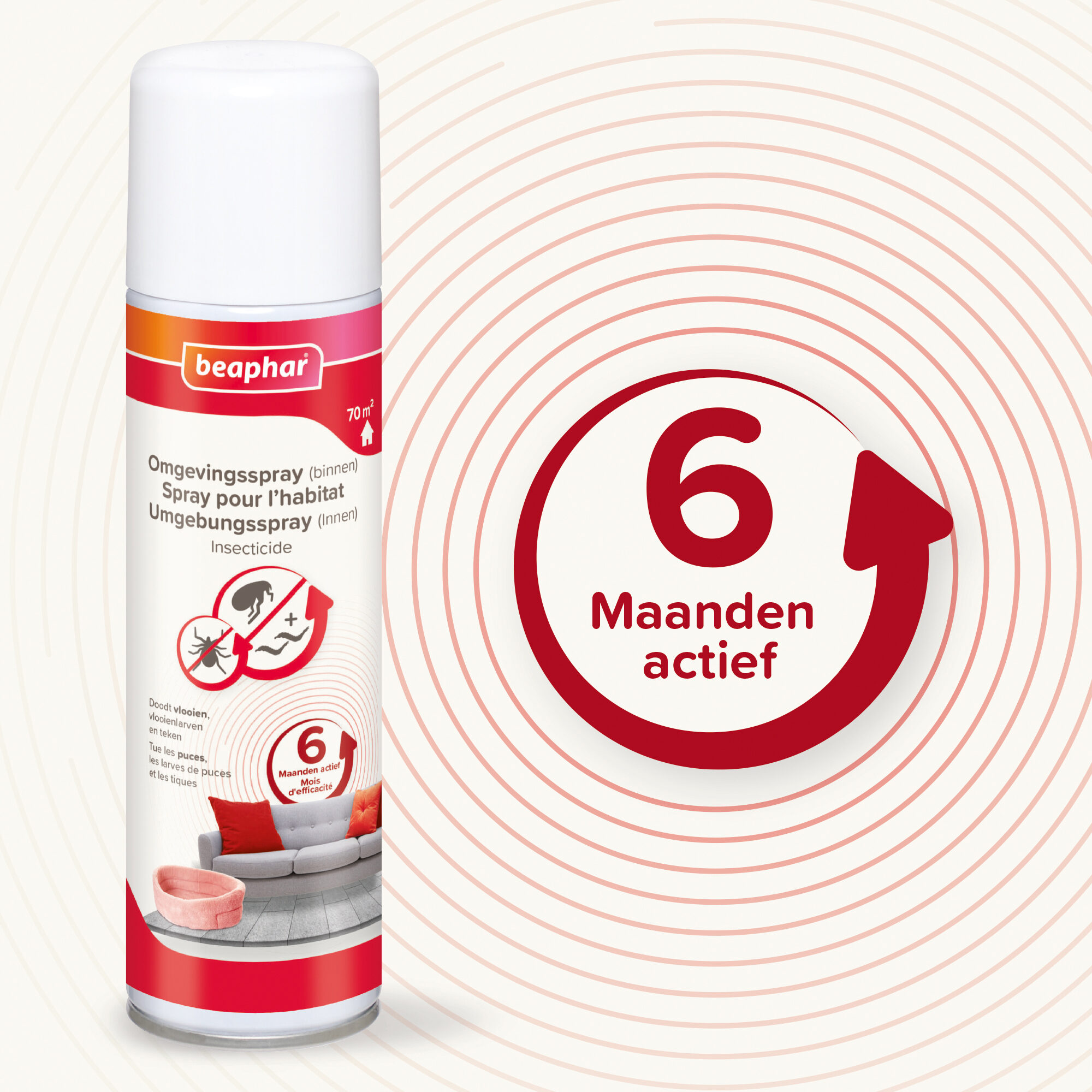 Beaphar Vlooien Omgevingsspray