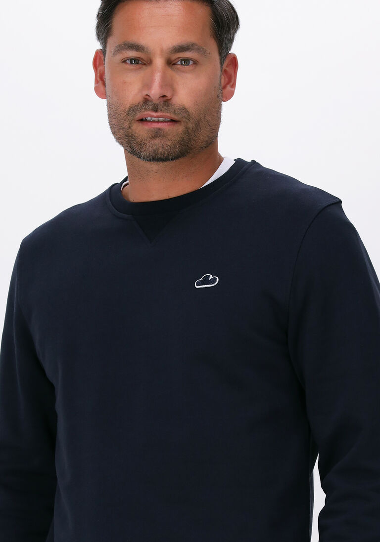 THE GOODPEOPLE donkerblauwe the goodpeople sweater liam