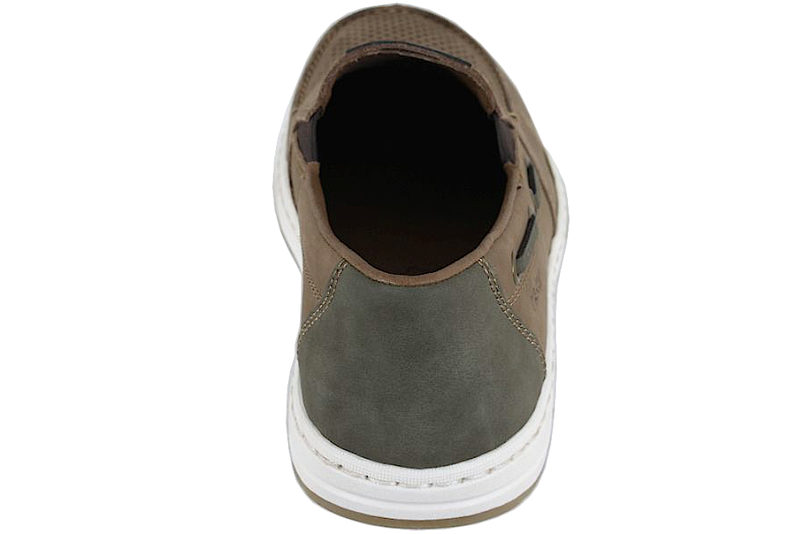 RIEKER HYTTESKO I LYSEBRUNT NUBUCK