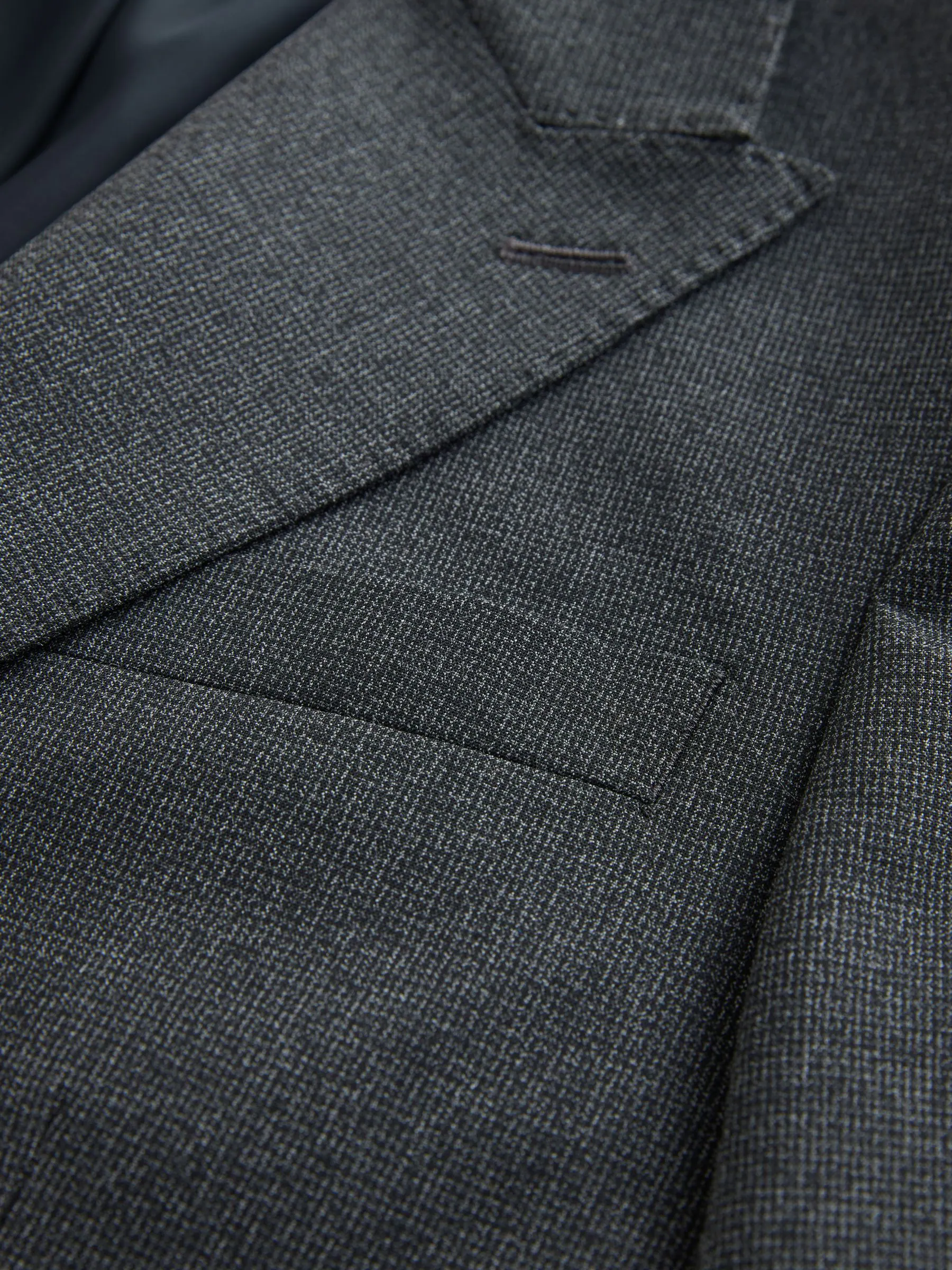 Grijs - Texture Motionflex Stretch Suit Jacket