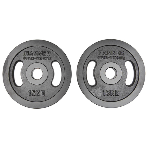 Anilhas olímpicas de ferro 2x15 kg Finnlo