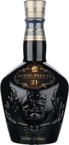 CHIVAS 21 YEARS ROYAL SALUTE THE PEATED BLEND 70CL